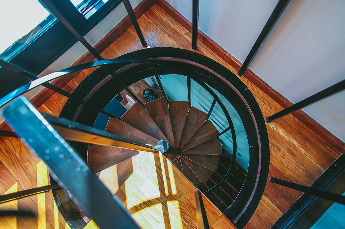 spiral staircase