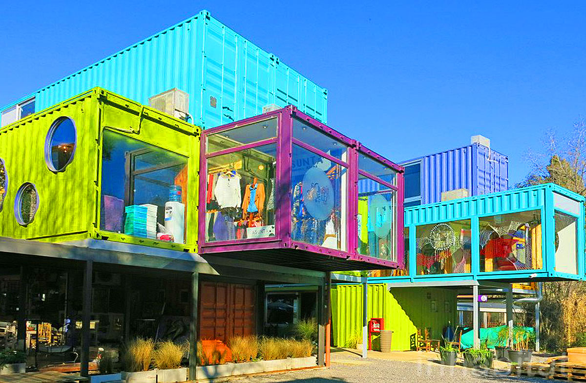 New Shipping Container Shopping Mall in Buenos Aires