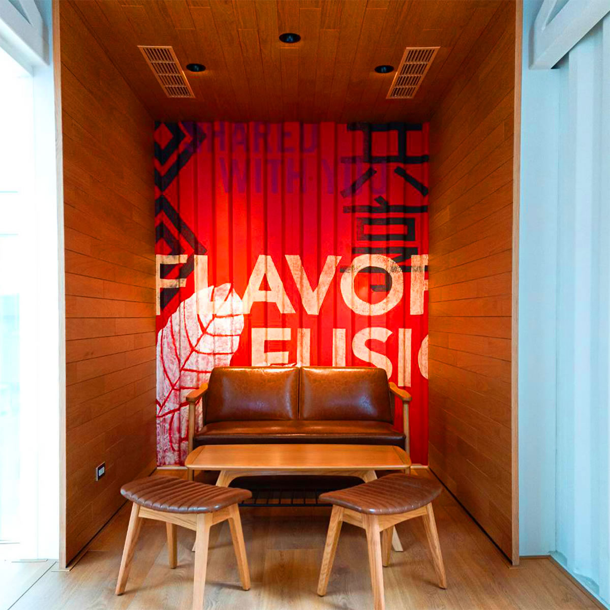 starbucks shipping containers interior taiwan