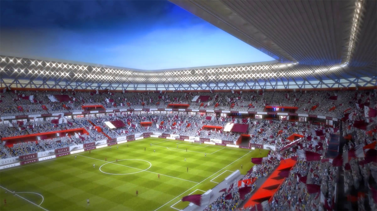 mobile shipping container football stadium