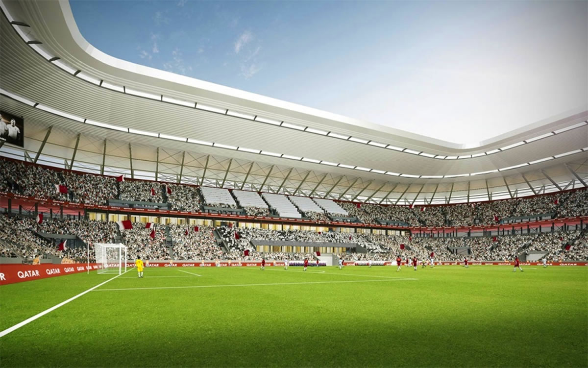 mobile shipping container football stadium