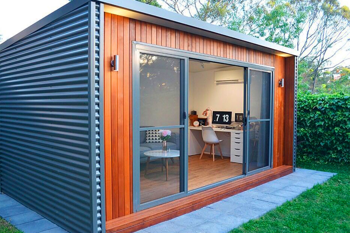 stylish garden office