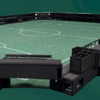3D model football stadium